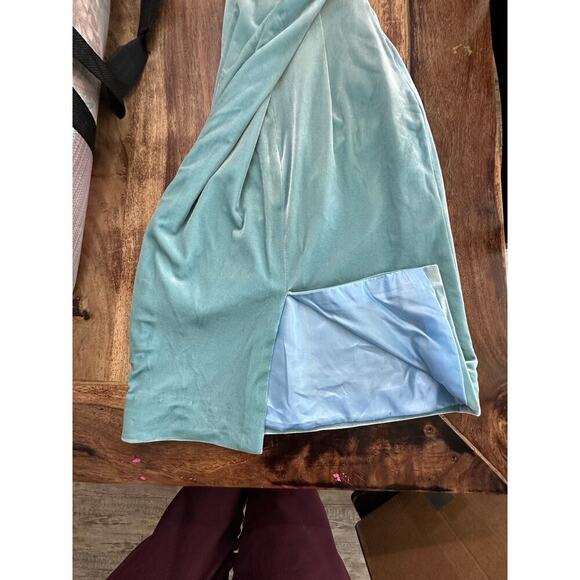 Zangtoi Women's Green & White Embroidered Sleeveless Shift Mini Dress Size - Picture 9 of 16